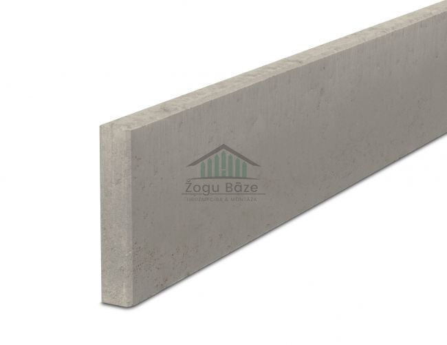 Pasēta 2500x200x50mm (Betona, augstums pēc izvēles)